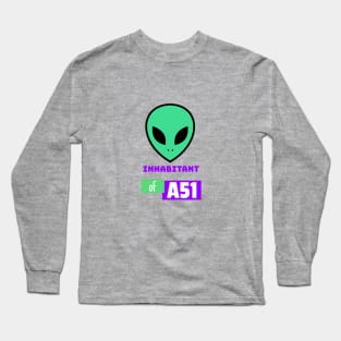 Alien Inhabitant of Area 51 Long Sleeve T-Shirt